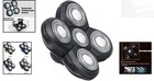 Rechargeable 5 Head Shaver Replacement With Double-ring Blade Technology
