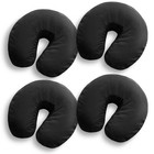 Massage Table Face Rest Covers Pack Of 4 Fitted Microfiber 13x13x5 By Saloniture