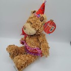 New First   Main Happy Birthday Teddy Bear Stuffed Animal - 12  Plush