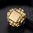 Brass Gear Linkage Hand Spinner Finger Toy Edc Gearwheel Bearing Gyroscope Gift