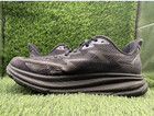 Hoka Men s Clifton 9 Triple Black Running Shoes 1127895-bblc - Size 10d