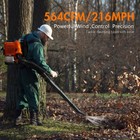 Neotec 52cc 2-stroke Upgraded 564cfm Commercial Backpack Gas Powered Leaf Blower