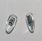 Silver Gucci Replacement Silicone Nose Pads For Sunglasses Eyeglasses W screws