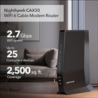 Netgear Nighthawk Wifi 6 Cable Modem Router Cax30-100nar Docsis 3 1 - Black