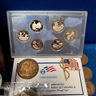 Junk Drawer Estate Sale Coin Lot Silver Eisenhower Dollar 6 Pc Proof Quarter 