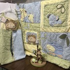Cocalo Baby Jungle Nursery Bedding Set Quilt Diaper Stacker Monkey Lamp Decor