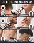 Cordless Hair Clippers Beard Trimmer Electric Razor Shaver Grooming Kit For Men