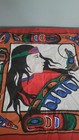 Vintage Northwest Coast Native Style Art Bandana 22x22   Usa Made   Rn 15582   