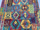 4x6 Ft Handwoven Chobi Traditional Afghan Geometric Turkish Tribal Wool Area Rug