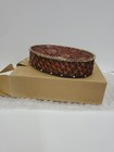 Western Style Resin Trinket soap change jewelry Dish-rope turquoise basket Weave
