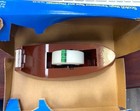 Vintage Scotch Tape Dispenser Rust Brown Desk Weighted Mid Century Modern C-15