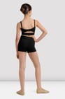Dance Pre-owned Crop Top Bloch Sports Bra Black Large Child 12 Keyhole Back