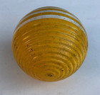 Vintage Forster Yellow 3-stripe Ribbed 3    Croquet Ball Replacement