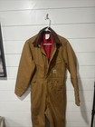 Carhartt Coveralls Sz 36 Reg X01  Insulated Quilt Lined cotton Canvas duck y2k