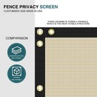 4  5  6  8  Tall Privacy Fence Screen Windscreen Garden Yard Mesh Shade Cover