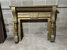   Antique Carved Walnut Fireplace Mantel   60 X 47 5   Architectural Salvage