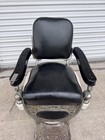 Antique Theo A  Koch   s Barber Chair-vintage