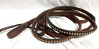 Weaver Spotted Dotted Studded Barrel roping Reins Read Description