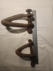 Vintage Primitive Steel  Twisted Clevis Shackles
