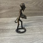 African Ashanti Akan Gold Weight 1700-1900 Ad Tribal Man Figurine