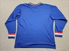 Vintage Betlin Hockey Goalie Shirt Xl Blue Padded Long Sleeve Usa 70s 80s Mens