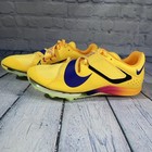 Nike Zoom Long Jump Elite Track Spikes Citron Pulse Blue Fz9326-800 Mens Sz 7 5