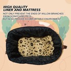 Rear Bike Basket For Dogs  Wicker Pet Bicycle Carrier For Small Dog Cat With    