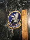 Rare Vtg 80s Patch 4    Usaf 17th Fighter Squadron Afb Us Air Force Eagle