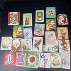 Vintage Lot Of 23 Christmas Cards 1940s-1950s Blank