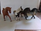 Schleich Horses - Lot Of 4 - Fair To Good Condition- See Photos