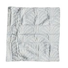 Fieldcrest Luxury Embroidered Euro Pillow Sham 100  Cotton Blue Floral Scallop