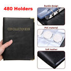 3pcs 480 Pocket Coins Storage Book Capacity Collection Album Folder Money Holder