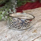 Celtic Ring Trinity Knot Irish Scottish Welsh Boho Ladies Ring 925