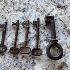 Lot Of 11 Vintage Skeleton Keys Various Sizes   Eras