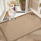 Indoor Door Mat Non Slip Absorbent Entryway Rug Washable Low Profile Floor Mat