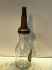 Castrol Wakefield Motor Oil Bottle Spout Cap Glass Vintage Style Gas Station