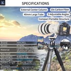 Innorel Carbon Fiber Camera Tripod 40mm Tube Professional Compact Tripod  Kt404c