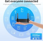 2 4ghz Wifi Router  Portable Travel Easy Setup Wireless- 300mbps