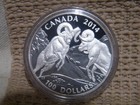 2014 Canadian  100 Silver Bighorn Ram 1 Oz 9999 Fine Coin Ogp