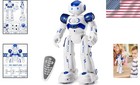 Blue Led Interactive Robot With Remote   Gesture Control - Perfect Birthday Gift