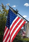3 X 5 Ft American Flag - Embroidered Stars And Sewn Stripes With Brass Grommets