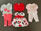 Baby Girl Clothes Bundle Lot Size Nb Red Dress Cardigan Outfit Sets Carter s