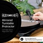 Mirrored Turntable Stylus Alignment Protractor     Eliminate Tracking Errors  Redu