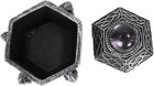 Gothic Celtic Druid Dragon Claw With Gazing Glass Ball Orb Decorative Mini Jewel