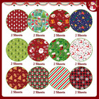 24 Sheets Christmas Scrapbook Paper 12x12 Double Sided Pattern Paper For Card Ma