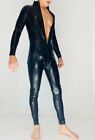 Rubber Latex Catsuit Front Zip 0 4 Mil 100  Latex Rubber