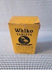 Vtg Walko Tablets For Baby Chicks Birds   Walker Remedy Co Empty Box Medicine Ad