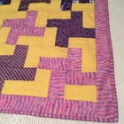 Small Crib Quilt Wall Hanging Throw Cotton 46 x45  Whimsical Windmills