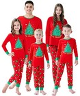Family Christmas Pajamas Matching Sets Family Holiday Pajamas  6 Kids Tree