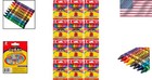 12 Packs Of 8 Count Jumbo Crayons - Colorful Classroom And Home Essentials
